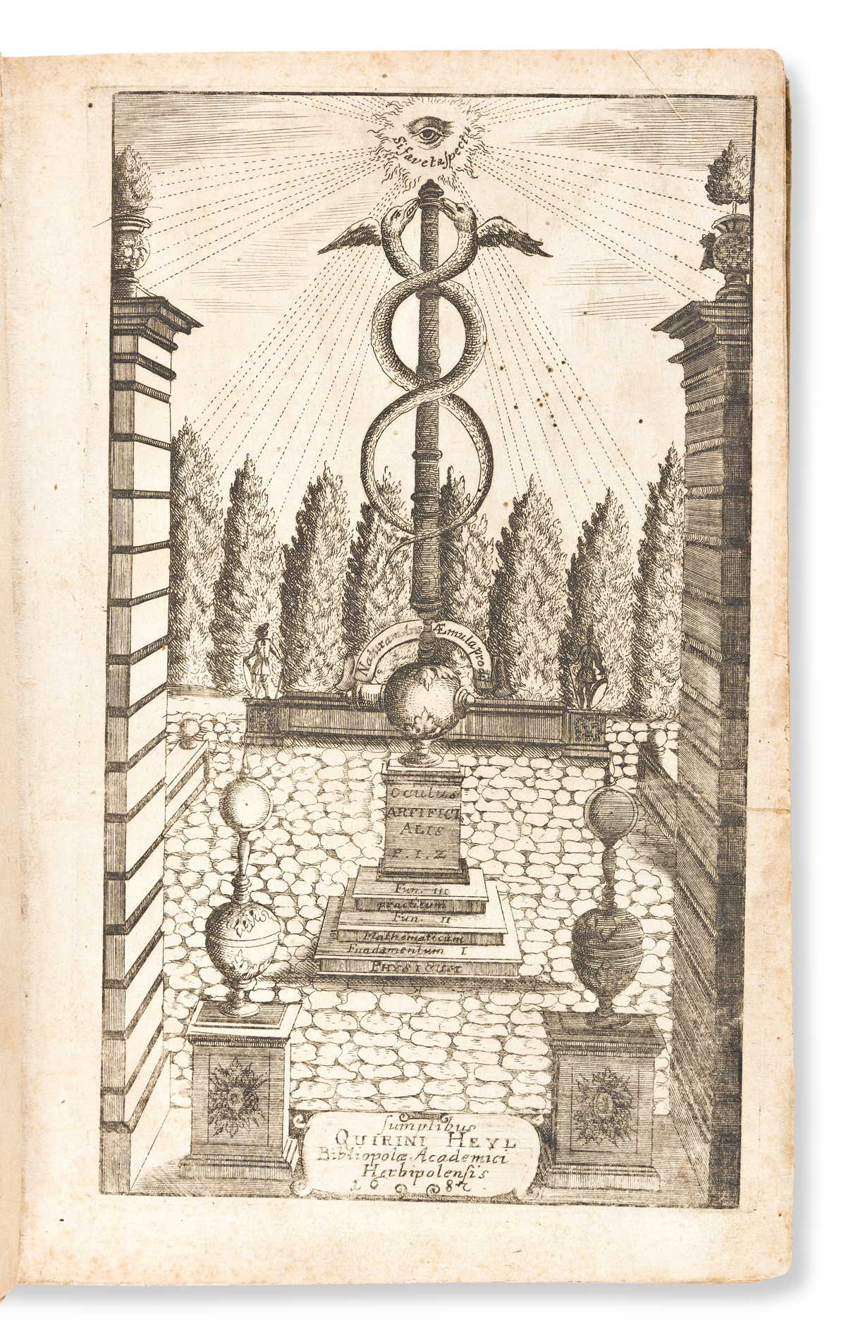 Zahn, Johann (1641-1707) Oculus Artificialis Teledioptricus sive Telescopium.